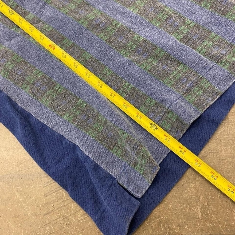 Vintage American Eagle Outfitters Plaid Earth Toned Longsleeve Polo 90s Size XL - Picture 6 of 6